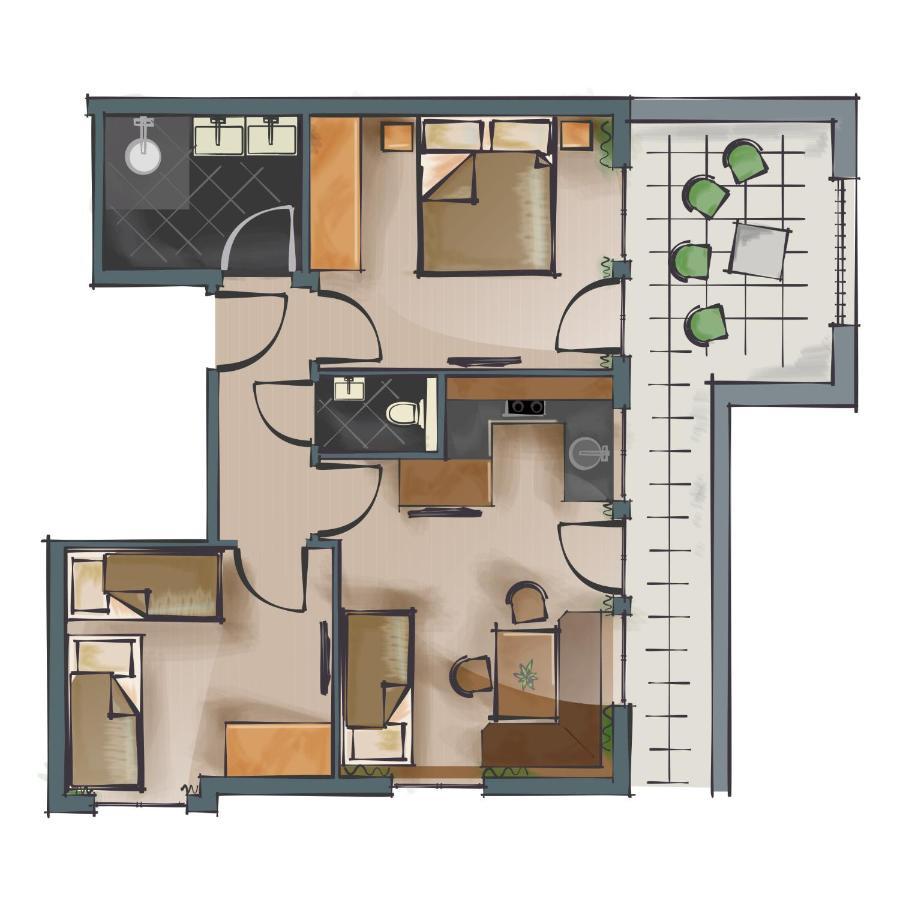 Waidmannsruh Appartements ゲルロス エクステリア 写真